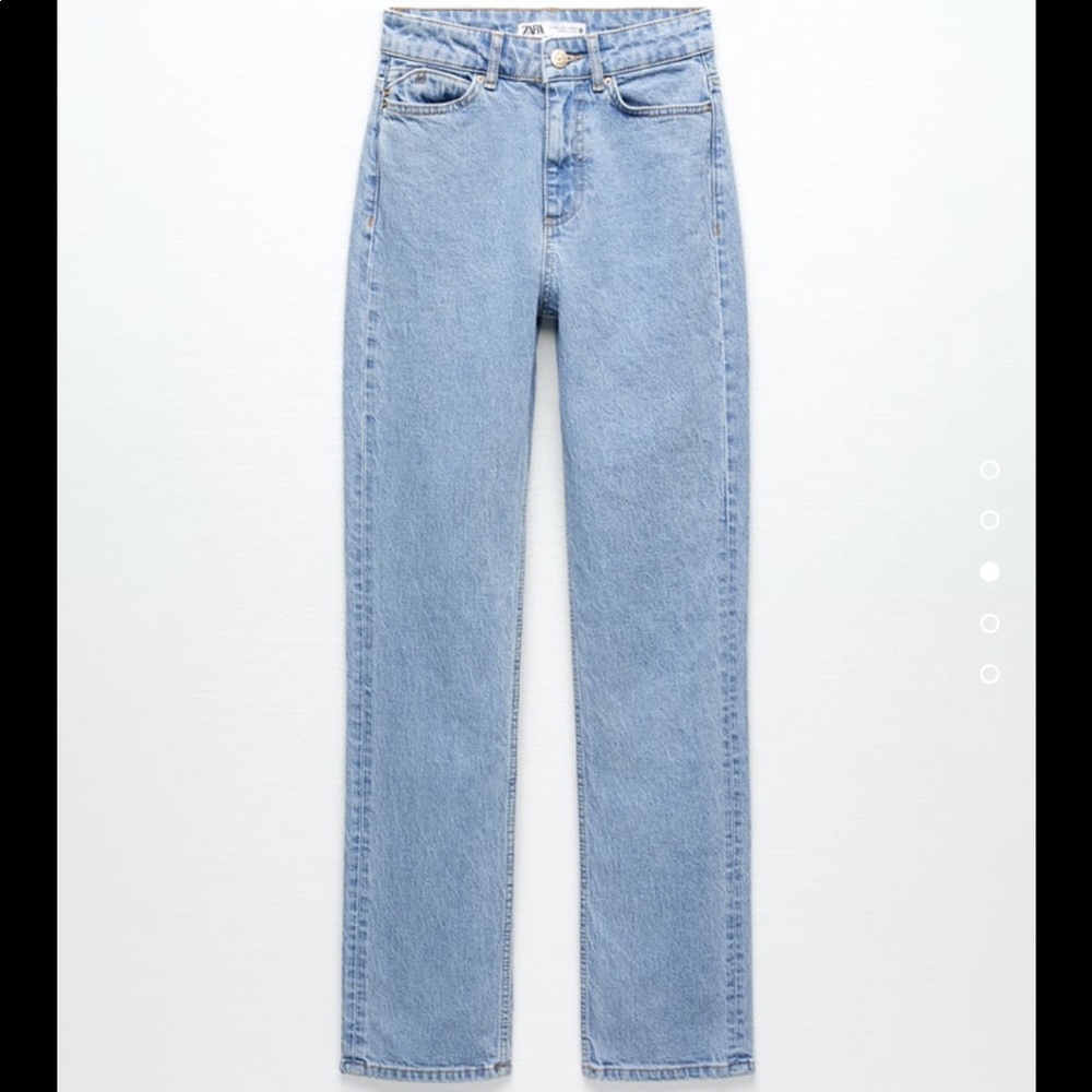 Zara Z1975 Hi Rise Straight Jean